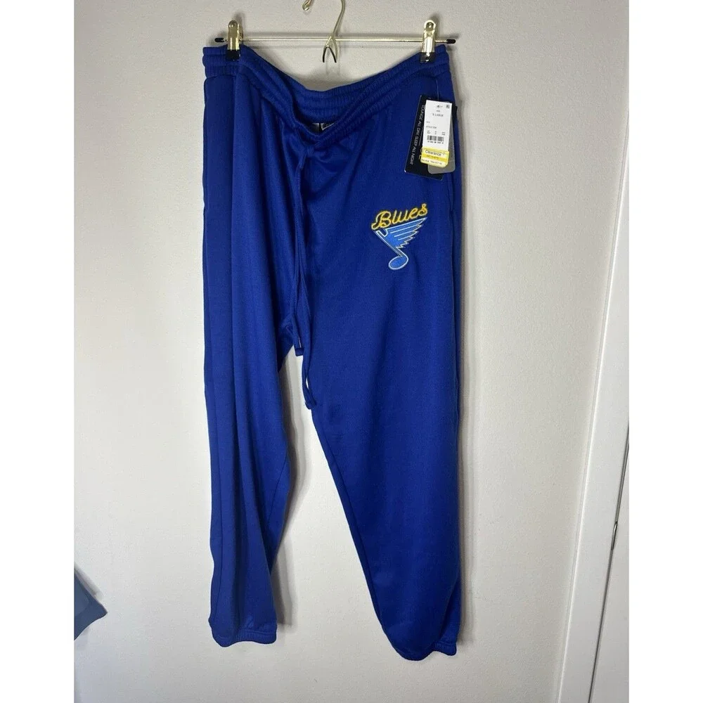 Sideline Apparel St. Louis Blues NHL Lounge Pants Blue Women’s Size XL Licensed